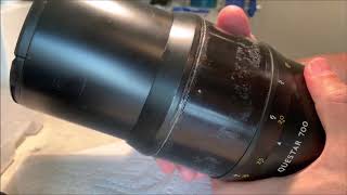 Questar 700 Lens  Disassembly and Restoration [upl. by Thibault490]