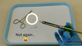 How To Stop A Syringe From Dripping Dental Local Anesthesia  Harpoon and SelfAspirating [upl. by Hpeseoj]