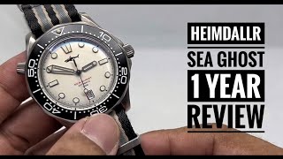 Watch Collection Revisit 18 Heimdallr Sea Ghost Titanium 1 year review [upl. by Ellerey]