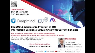 DeepMind Scholarsip Program at ITU  Information Session amp Virtual Chat with Current Scholars [upl. by Nnahsal]