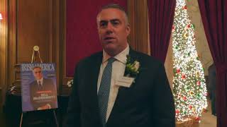 Michael Mellody talks about Irish values at Business 100 awards [upl. by Ahsirk]