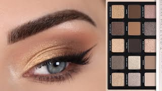 Classic Gold Holiday Makeup Look  Natasha Denona Glam Eyeshadow Palette Tutorial [upl. by Muir]