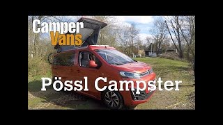 Pössl Campster 2017 im Test von CamperVans [upl. by Wyatan451]