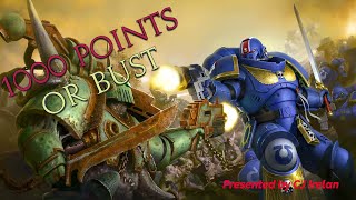 Primaris Marines  1000pts or Bust [upl. by Chura334]