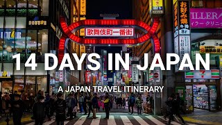 How to Spend 14 Days in Japan  A Japan Travel Itinerary [upl. by Nimoynib450]