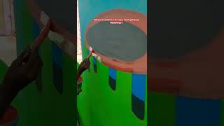 Sitamarhi school paintingschool cartoon painting shortvideo trending shorts short viralvideo [upl. by Anilok]