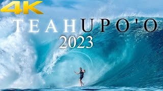 🔴ASMR Teahupoo The Ultimate Surfing Experience  April 2023 [upl. by Aiciram]