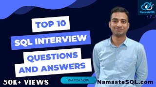 Top 10 SQL interview Questions and Answers  Frequently asked SQL interview questions [upl. by Mandell128]