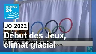 Début des Jeux Olympiques dhiver de Pékin dans un climat glacial • FRANCE 24 [upl. by Benetta]