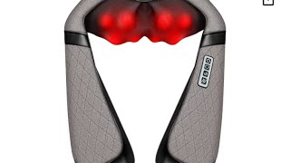 Shiatsu Back Neck Massager review [upl. by Iggem]