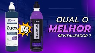 Restaurax VS Zucs  Qual o melhor revitalizador de plástico [upl. by Wynnie]