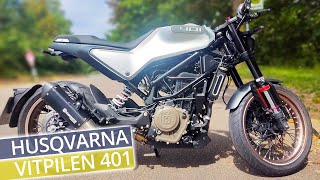 Husqvarna Vitpilen 401  Ohne KatSound amp Kurzes Review nach 2000km  RAW amp UnCut [upl. by Ardnahc]