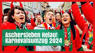 Karnevalsumzug Aschersleben 2024 [upl. by Llennehc]