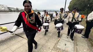 World Pathfinder Day WPD 2024  NEC Conference Community March  Colour Party Drill amp Drum Corps [upl. by Ranita41]