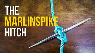 How to Tie the MARLINSPIKE HITCH in 60 SECONDS  How to Tie a Hitch Knot [upl. by Eiramlehcar]