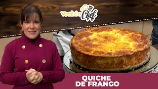 Prato do dia Quiche de frango com abobrinha  VOCÊ É O CHEF 21042021 [upl. by Llahsram]