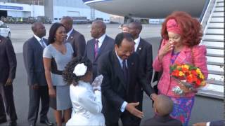 SE PAUL BIYA ARRIVE A BRUXELLES [upl. by O'Toole]