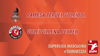 Jornada 3 Pamesa Teruel Voleibol VS Volei Villena Petrer [upl. by Refinnaj]