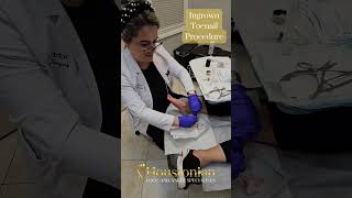 Common Ingrown Toenail Removal Procedure [upl. by Ennovyhs853]