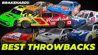 NASCAR Throwback Weekend Is Here Best and Worst Throwback Paint Schemes [upl. by Euqirat]