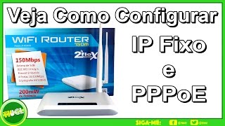 Roteador 2Flex  Configuração HOTSPOT e PPPoE [upl. by Asennav]