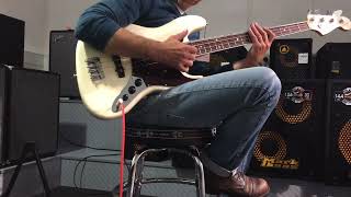 Fender American Vintage II 66 Jazz Bass RW OW Markbass Little Mark 58R CMD 102 Marcus Miller appr [upl. by Nnahsal624]