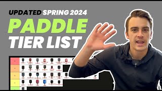 Our NEW Pickleball Paddle Tier List for Spring 2024  Rackets amp Runners [upl. by Lin300]