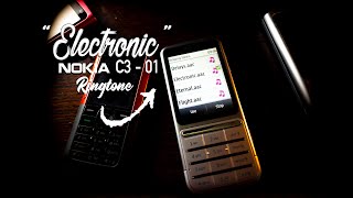 Nokia C3  01 quotElectronicquot Ringtone 🎼🎵 🎶 [upl. by Ennayram]