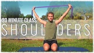 Hatha Yoga with David Procyshyn A 30Minute Class for the Shoulders [upl. by Argella]