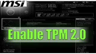 How to Enable TPM 20 on AMD Ryzen CPUs [upl. by Ravo]