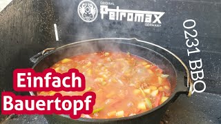 Einen einfachen Bauerntopf im Dutch Oven 4 [upl. by Vivien]