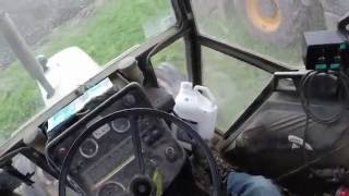 David Brown 885 Road Sweeping Cab View [upl. by Elatsyrc]