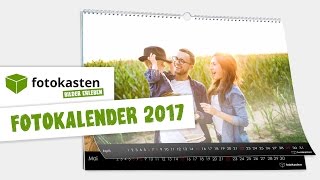 Fotokalender gestalten für 2017  online bei fotokastende [upl. by Fishman]