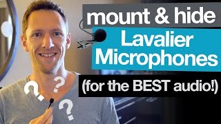 Improve ANY Lavalier Microphone Mount and Hide for the BEST Audio [upl. by Riatsala724]