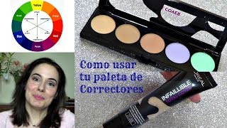 COMO USAR TU PALETA DE CORRECTORES ♡ Opinion by FSandMe yotecubro [upl. by Wallraff]