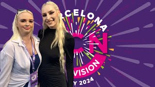 INTERVIEW RAIVEN SLOVENIA EUROVISION 2024 PURPLE CARPET 🇸🇮❤️ [upl. by Bart]