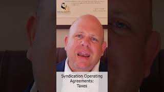 Syndication Operating Agreements How to Handle Taxes syndication shorts [upl. by Melbourne662]