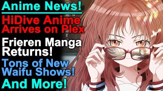 Waifu Anime Overload Frieren Returns Russian Classmate HiDive X Plex  Anime News [upl. by Dunaville]