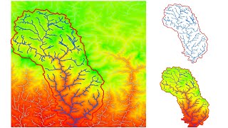 Watershed Delineation in ArcGIS  How to create Drainage Map [upl. by Jojo]