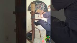 Ving Tsun Drill for Skill on Muk Yan Jong kungfu vingtsunkungfu martialarts vingtsun wingchun [upl. by Cuttie]