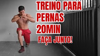 TREINOS PARA PERNAS  20 min  Faça Junto [upl. by Grodin852]