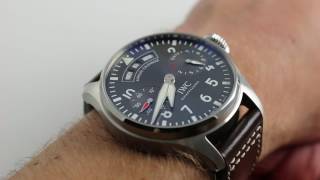 IWC Big Pilot Annual Calendar Spitfire Ref 502702 Watch Review [upl. by Henriette]