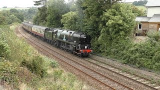 1 MILLION VIEWS SPECIAL  34052 Lord Dowding slogs up Rattery Bank with Royal Duchy  02092018 [upl. by Helge]