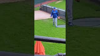 Kansas City Royals pitcher warming up at Camden Yards [upl. by Airaet]