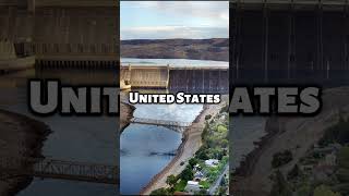 Top 10 Largest Dams In world Countries world viral shorts Dam [upl. by Andersen]