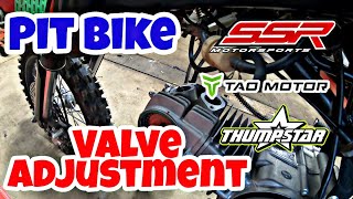 How to Adjust Valves CORRECTLY on Chinese Pit Bike Dirt Bike or ATV 70cc to 170cc Engines [upl. by Boys469]