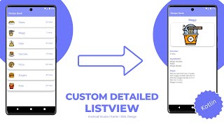 Custom ListView in Android Studio using Kotlin [upl. by Nellda]