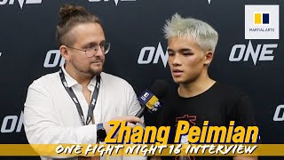 Zhang Peimian demands immediate rematch with Rui Botelho  ONE Fight Night 16 [upl. by Erehc990]