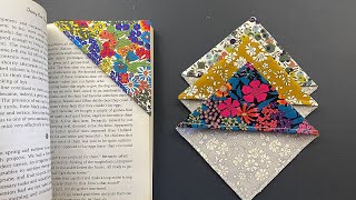 💖 DIY Corner Bookmarks  Easy Sewing Tutorial  Book Lovers Gift  Marcador  बुकमार्क  Marcador [upl. by Rakso76]