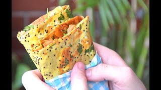 Jianbing  How to Make Authentic Street Food style Jianbing Guozi at Home 煎饼果子 [upl. by Soule]